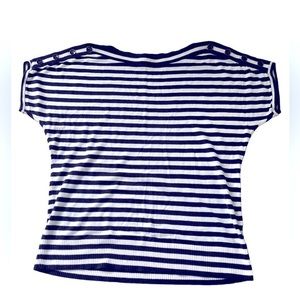 Talbots Short Sleeve Nautical Sweater